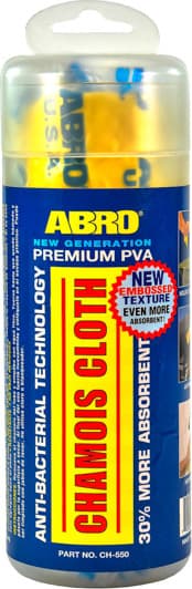 Салфетка ABRO PVA ch550 искусственная замша 43х32 см