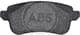 35118 A.B.S. Гальмівні колодки