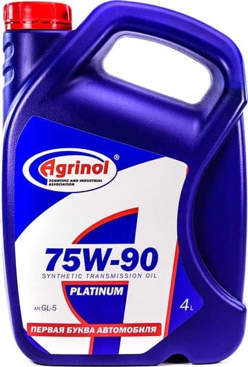Agrinol Platinum GL-5 75W-90 (4 л) трансмісійна олива