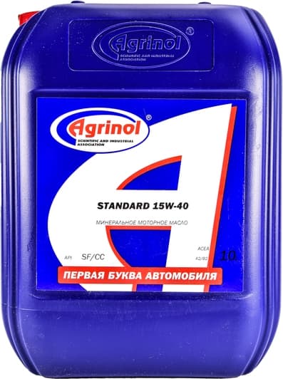 Agrinol Standard 15W-40 (10 л) моторное масло