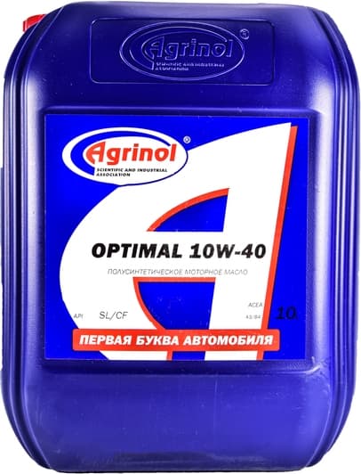 Agrinol Optimal 10W-40 (10 л) моторна олива