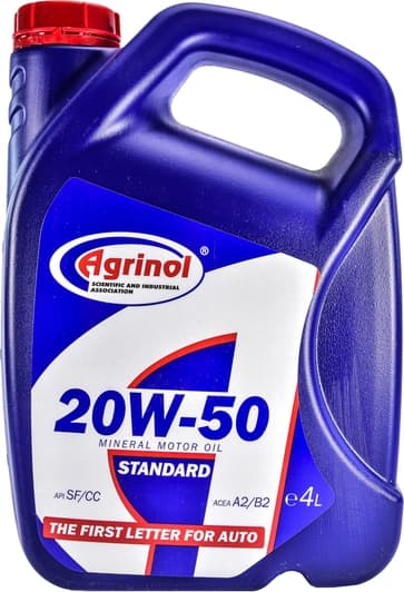 Agrinol Standard 20W-50 (4 л) моторное масло
