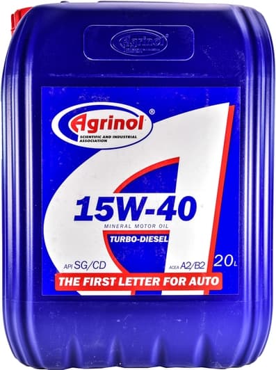 Agrinol Turbo-Diesel 15W-40 (20 л) моторное масло