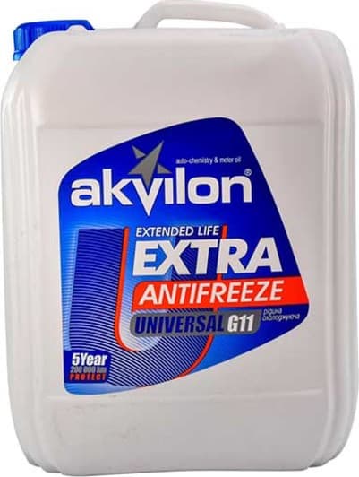 Akvilon Extra G11 синий -40 °C, 4,3 л готовый антифриз