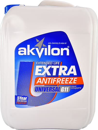 Akvilon Extra G11 синій -40 °C, 10 л готовий антифриз