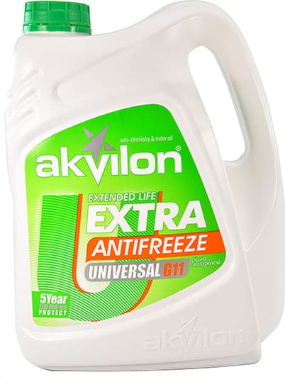 Akvilon Extra G11 зелений -40 °C, 4,3 л готовий антифриз