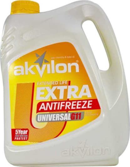 Akvilon Extra G11 желтый -40 °C, 4,3 л готовый антифриз