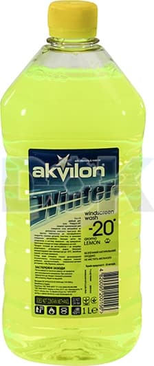 Омивач скла Akvilon "Райдуга" зимовий -20 °С лимон (1 л)
