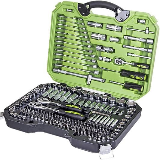 Набор инструментов Alloid НГ-4218П 1/2", 3/8", 1/4" 218 шт.