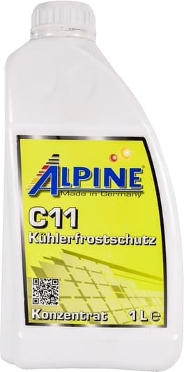 Alpine G11 желтый 1 л (0101140) концентрат антифриза