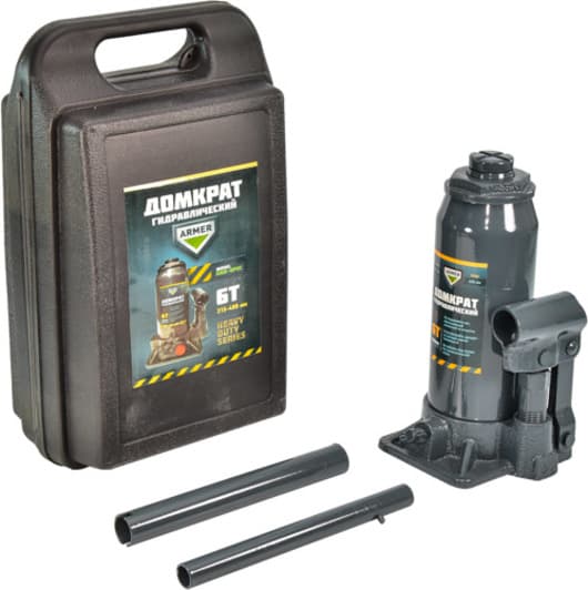 Домкрат Armer пляшковий гідравлічний 6 т ARM6PVC