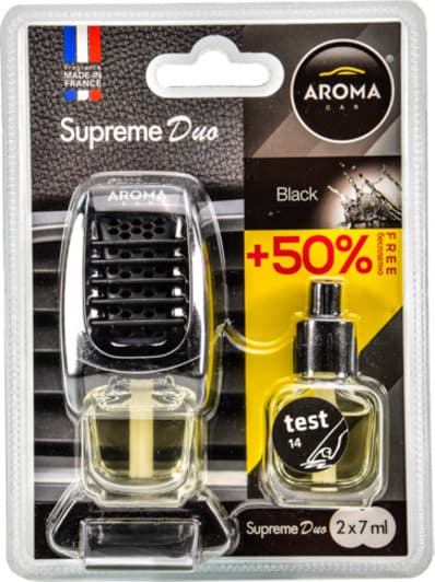 Ароматизатор Aroma Car Supreme Duo Slim Black 7 мл