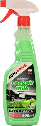 Полироль для салона AUTO DRIVE Professional Cockpit Milk яблоко 500 мл (AD0069)