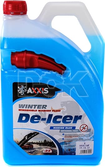 Омивач скла Axxis De-icer зимовий -22 °С морська свіжість (4 л)
