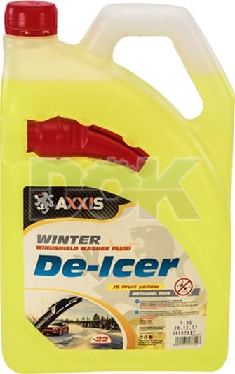 Омивач скла Axxis De-icer зимовий -22 °С фруктовий (4 л)