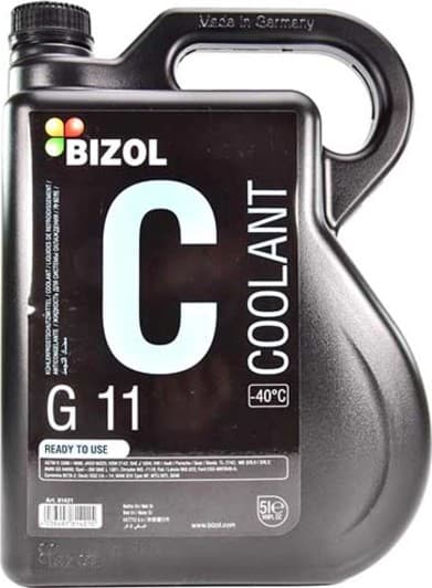 Bizol G11 синій -40 °C, 5 л (81421) готовий антифриз
