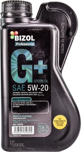 Bizol Green Oil+ 5W-20 (1 л) моторна олива