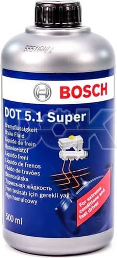 Bosch Super DOT 5.1 гальмівна рідина пластикова тара