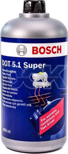 Bosch Super DOT 5.1, 1 л (1987479121) гальмівна рідина пластикова тара