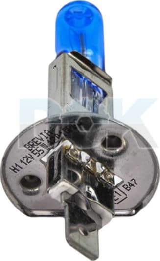 Автолампа Brevia Power Blue H1 P14,5s 55 W темно-блакитна 12010PBC