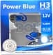 Автолампа Brevia Power Blue H3 PK22s 55 W темно-блакитна 12030PBS