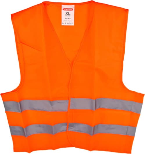 Жилет светоотражающий Carlife оранжевый