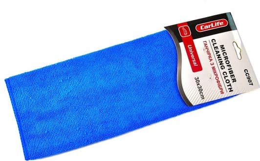 Салфетка Carlife Microfibre Cleaning Cloths cc907 микрофибра 30х30 см