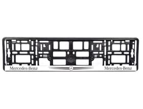 Рамка номерного знака Carlife NH141 цвет черный на Mercedes-Benz