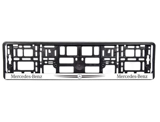 Рамка номерного знака Carlife NH141 колір чорний на Mercedes-Benz