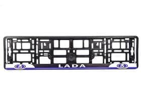 Рамка номерного знака Carlife NH122 колір чорний на Lada