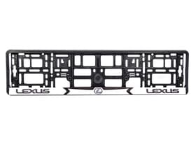 Рамка номерного знака Carlife NH031 колір чорний на Lexus