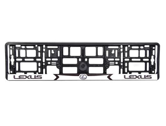 Рамка номерного знака Carlife NH031 цвет черный на Lexus