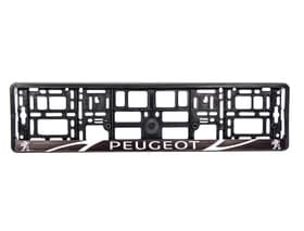 Рамка номерного знака Carlife NH172 цвет черный на Peugeot