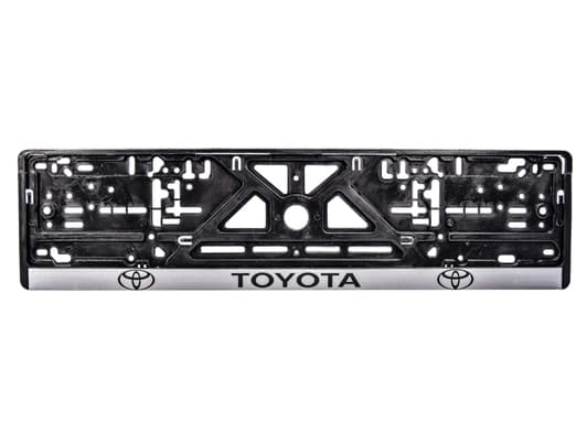 Рамка номерного знака Carlife NH340 колір чорний на Toyota