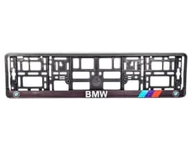 Рамка номерного знака Carlife NH242 цвет черный на BMW