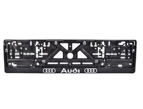 Рамка номерного знака Carlife NH34 цвет черный на Audi