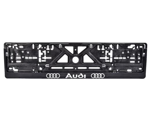 Рамка номерного знака Carlife NH34 цвет черный на Audi