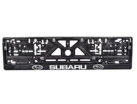 Рамка номерного знака Carlife NH65 колір чорний на Subaru