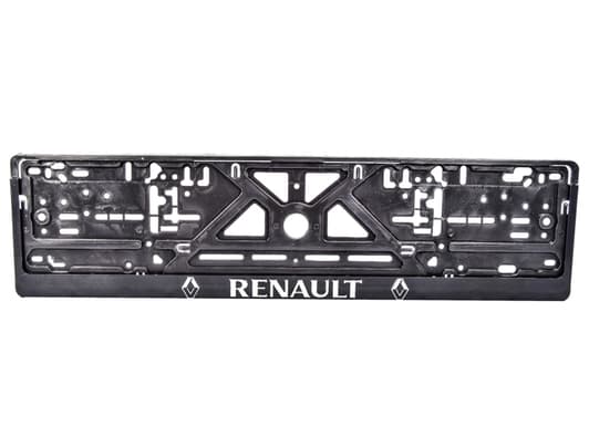 Рамка номерного знака Carlife NH45 колір чорний на Renault