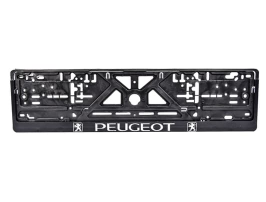 Рамка номерного знака Carlife NH44 цвет черный на Peugeot