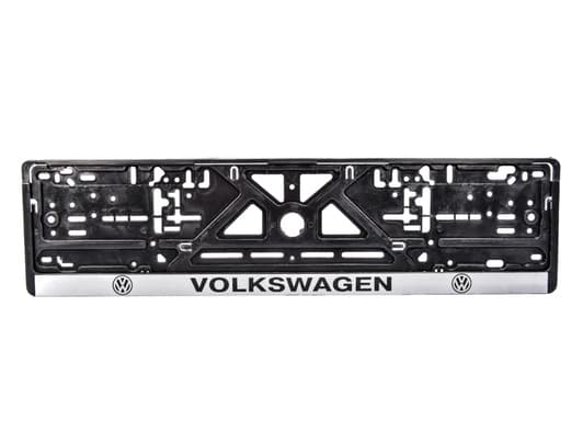 Рамка номерного знака Carlife NH06 цвет черный на Volkswagen