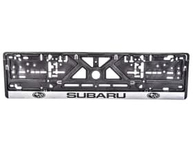 Рамка номерного знака Carlife NH29 колір чорний на Subaru