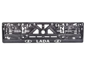 Рамка номерного знака Carlife NH41 колір чорний на Lada