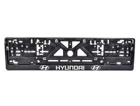 Рамка номерного знака Carlife NH39 цвет черный на Hyundai Рамка номерного знака Carlife NH39 цвет черный на Hyundai