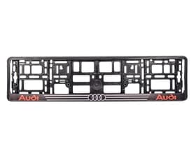 Рамка номерного знака Carlife NH212 цвет черный на Audi
