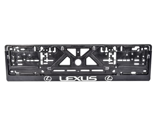 Рамка номерного знака Carlife NH60 колір чорний на Lexus