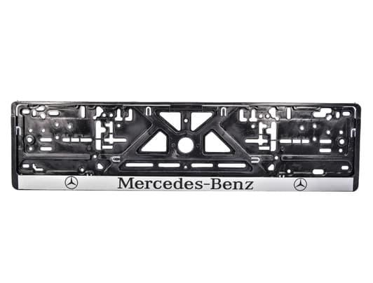Рамка номерного знака Carlife NH07 колір чорний на Mercedes-Benz