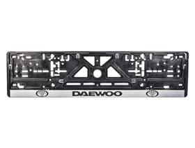 Рамка номерного знака Carlife NH08 колір чорний на Daewoo