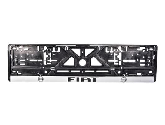 Рамка номерного знака Carlife NH22 колір чорний на Fiat