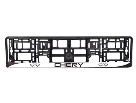 Рамка номерного знака Carlife NH022 цвет черный на Chery